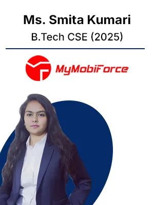 Placed student — Ms. Smita Kumari